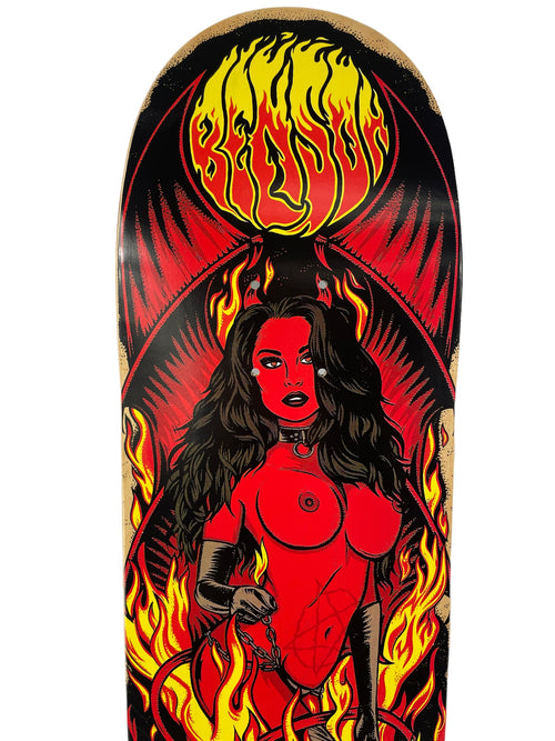 Benson Devil RED Woman Pro deck - Death Skateboards - choose your size