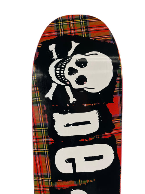 Death Tartan Punk - Death Skateboards POOL Shape 8.9 " - Woodchuck Laminates