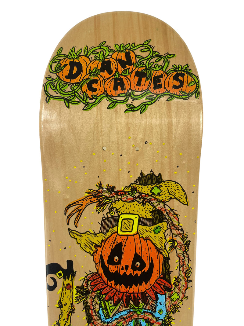 Dan Cates PUMPKIN  Pro deck - Death Skateboards - choose your size - Woodchuck Laminates