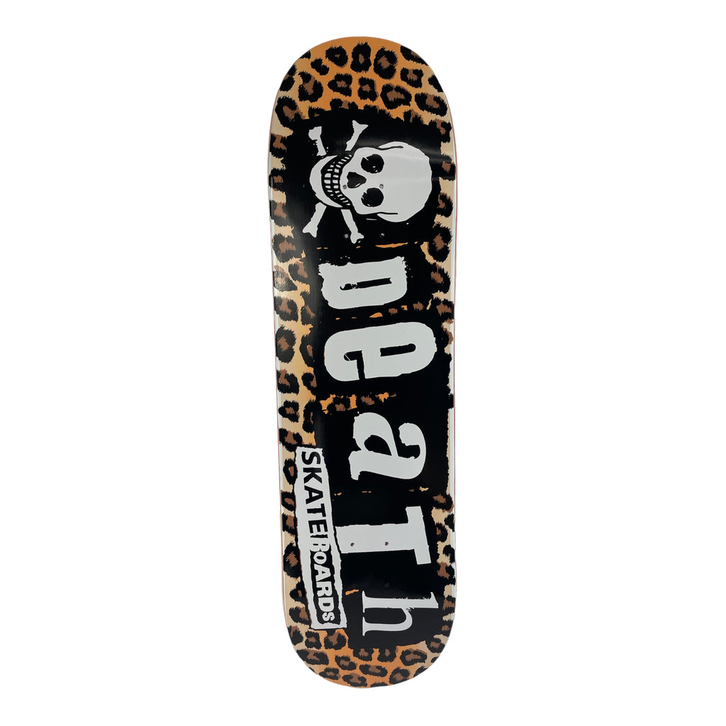 Leopard Punk - Death Skateboards - choose your size - Woodchuck Laminates