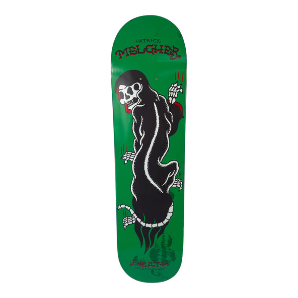Deck Completo Patrick Melcher Pro - Death Skateboards 8.5" Con Grip Tape, Spedizione Gratuita