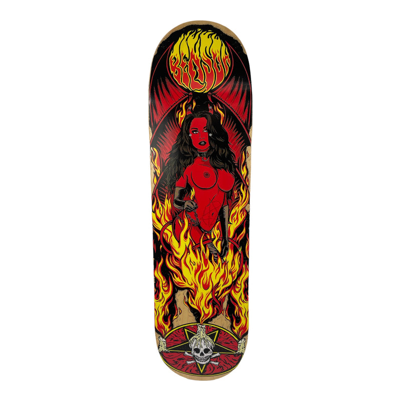 Benson Devil RED Woman Pro deck - Death Skateboards - choose your size - Woodchuck Laminates