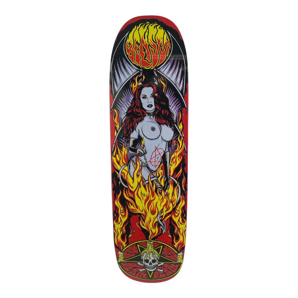Benson Devil Woman Pro Deck - Death Skateboards POOL Shape 8.9 " - Woodchuck Laminates