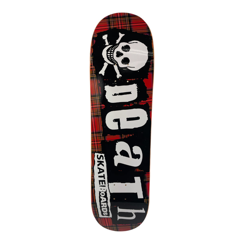 Death Tartan Punk deck - Death Skateboards - choose your size