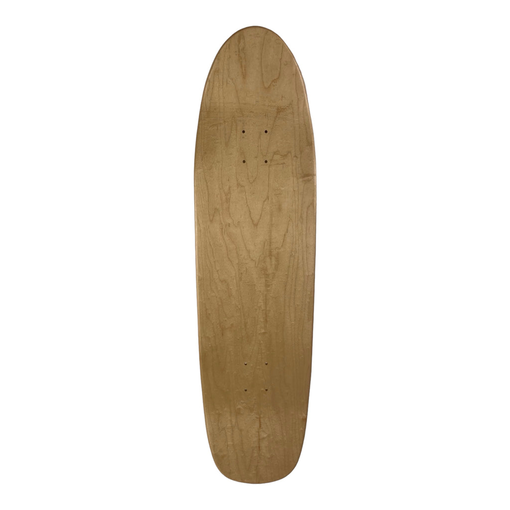 Pool shape Hardrock skateboard blank NATURAL - 9 SHAPE LF4221 - Woodchuck Laminates