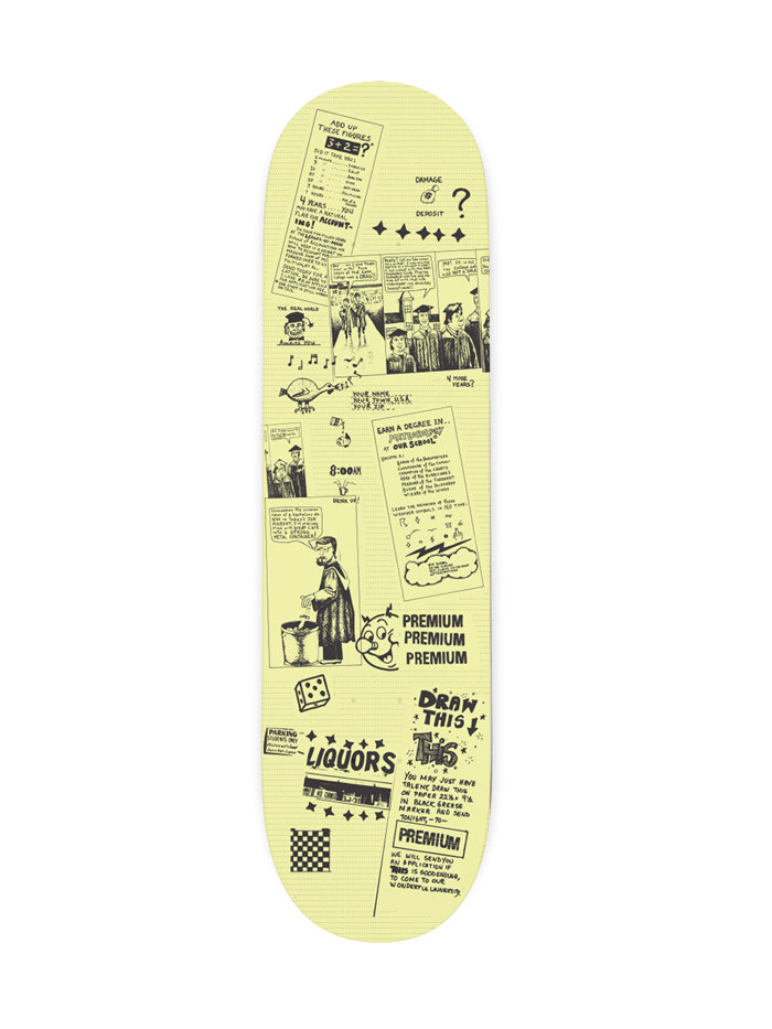 School Book Premium skateboards - choose your size - Woodchuck Laminates