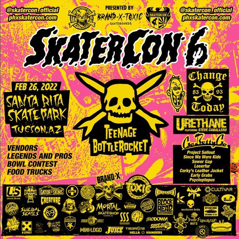 Death Skateboards @ Skatercon 6 February 26th at Santa Rita Skatepark , Tucson , AZ