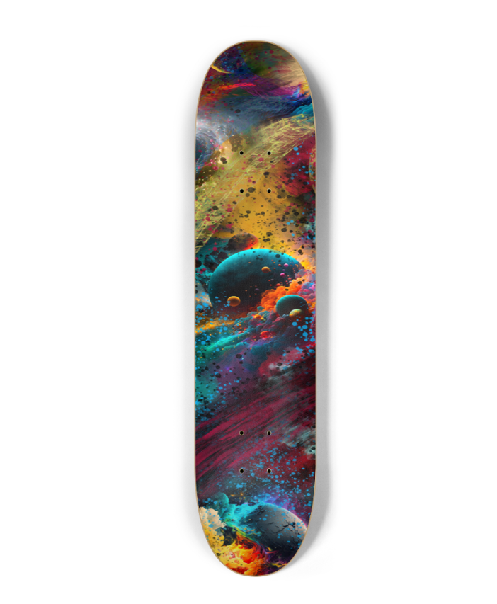 Custom BLUNT Pool shape Hardrock skateboard blank Natural - 8.625" SHAPE TS4325 - Woodchuck Laminates