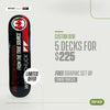 5X Custom OEM Printed Skateboards PACKAGES