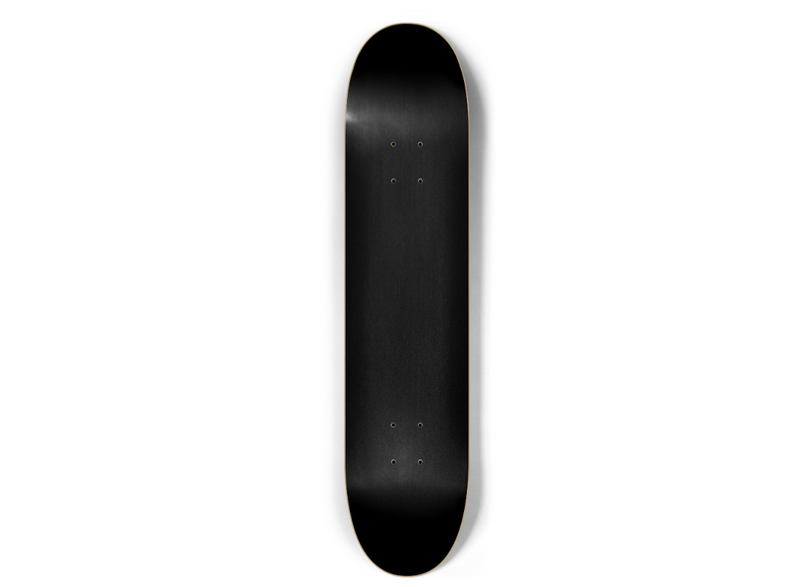 Custom Hardrock skateboard blank 2 stains - 8.5 SHAPE: C78183