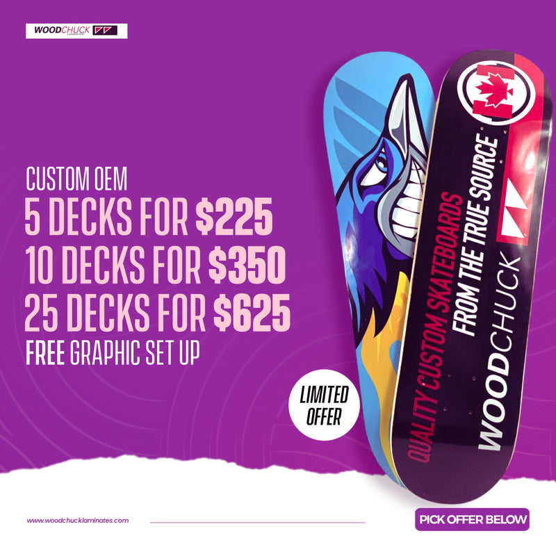 Custom OEM Printed Skateboards PACKAGES