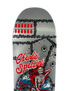 Charlie Spelzini Pro deck - Death Skateboards - SQUARE NOSE POOL SHAPE 8.625" - Woodchuck Laminates