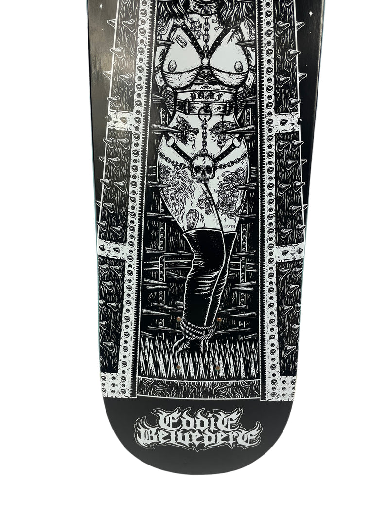 Eddie Belvedere Maiden Pro deck - Death Skateboards - choose your size - Woodchuck Laminates
