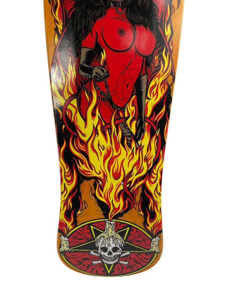 Benson Devil Woman Pro Deck - Death Skateboards CHANNEL POOL Shape 9.125