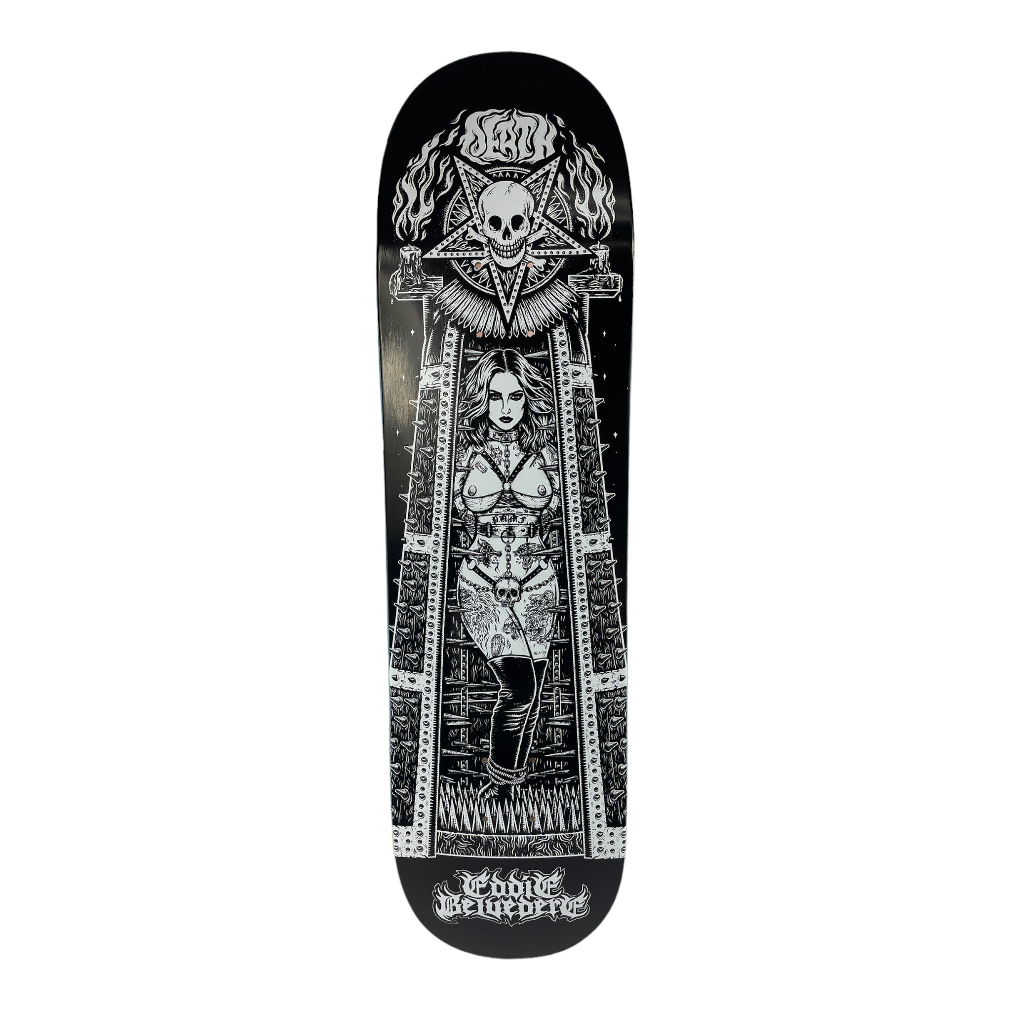 Eddie Belvedere Maiden Pro deck - Death Skateboards - choose your size
