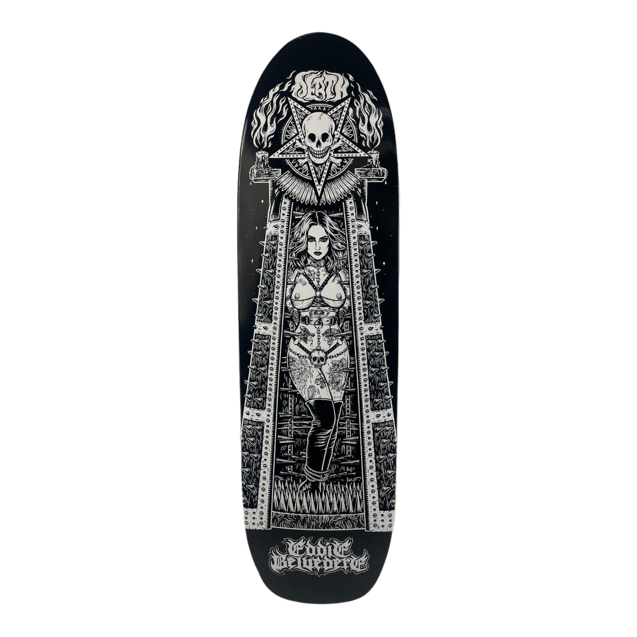 Eddie Belvedere Maiden Pro Deck - Death Skateboards POOL Shape 9 