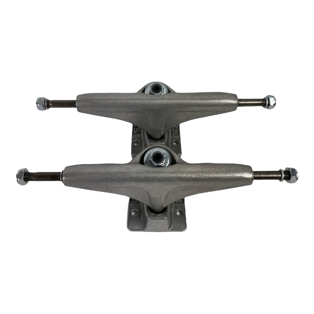 Tracker Trucks 129mm Axis Polished Skateboard Trucks 5.0" Hanger Hallow Kingpin - Woodchuck Laminates