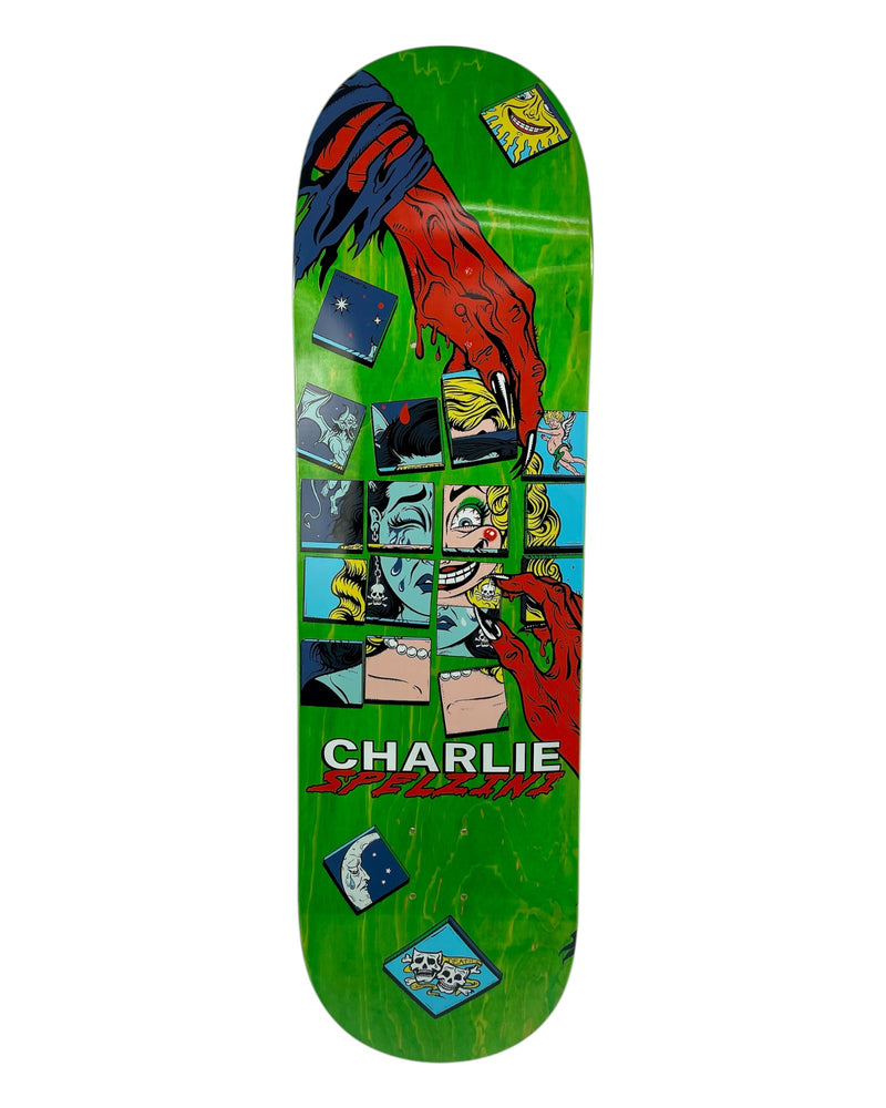 Charlie Spelzini interchangeable Pro deck - Death Skateboards - choose your size