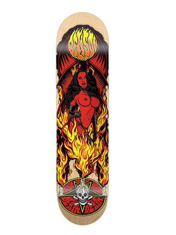 Benson Devil RED Woman Pro deck - Death Skateboards - choose your size - Woodchuck Laminates