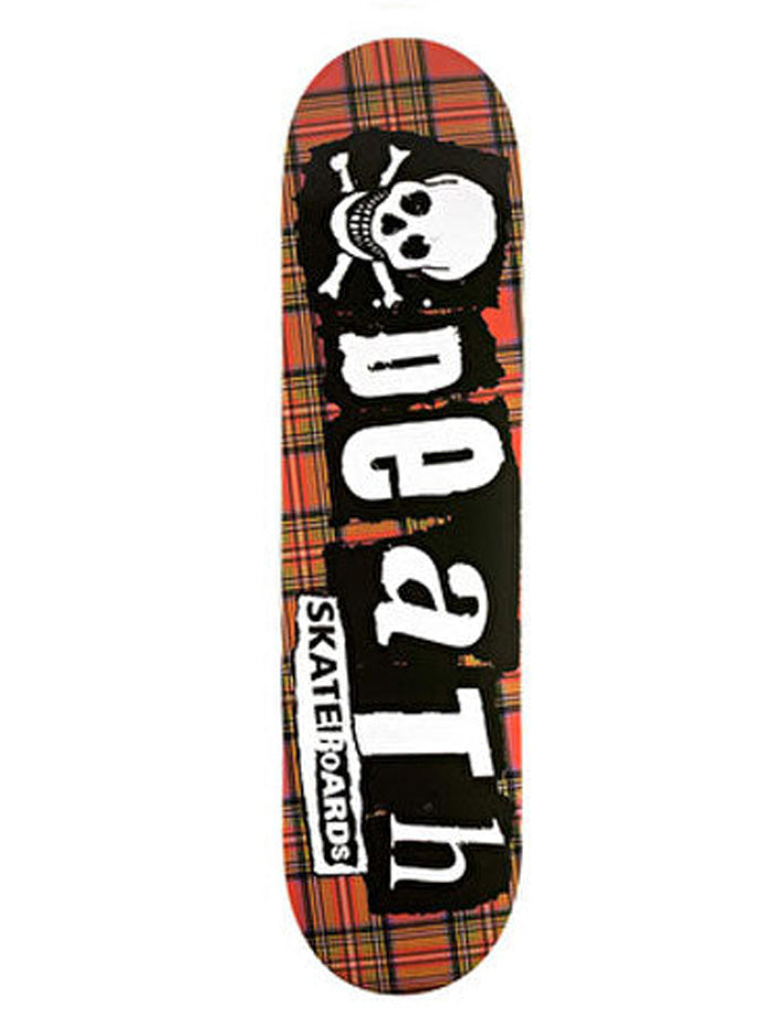 Death Tartan Punk deck - Death Skateboards - choose your size – Woodchuck  Laminates
