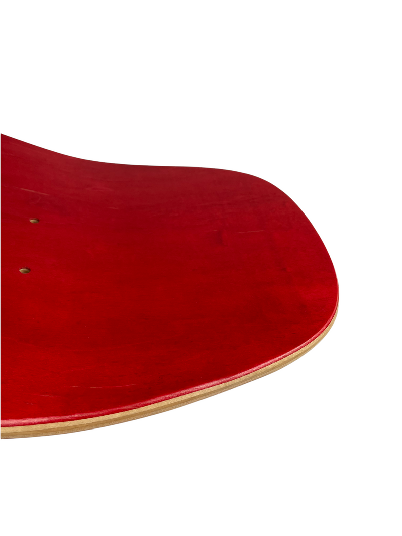Pool shape Hardrock skateboard blank Natural - 9 SHAPE LF4221 - Woodchuck Laminates