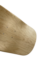 G-SHOVEL Pool shape Hardrock skateboard blank Natural - 9" SHAPE GS4325 - Woodchuck Laminates
