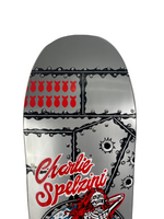 Charlie Spelzini Pro deck - Death Skateboards - SQUARE NOSE POOL SHAPE 8.625" - Woodchuck Laminates