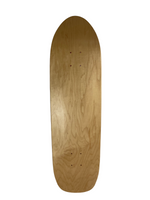 Pool shape Hardrock skateboard blank Natural - 9 SHAPE LF4221 - Woodchuck Laminates