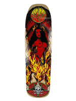 Benson RED Devil Woman Pro Deck Death Skateboards Shovel POOL Shape 9 " - Woodchuck Laminates