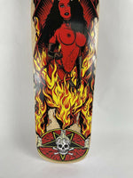 Benson RED Devil Woman Pro Deck Death Skateboards Shovel POOL Shape 9 " - Woodchuck Laminates