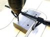 Professional Billet Machined Aluminum Skateboard Hole Pattern Drill Jig - Woodchuck Laminates